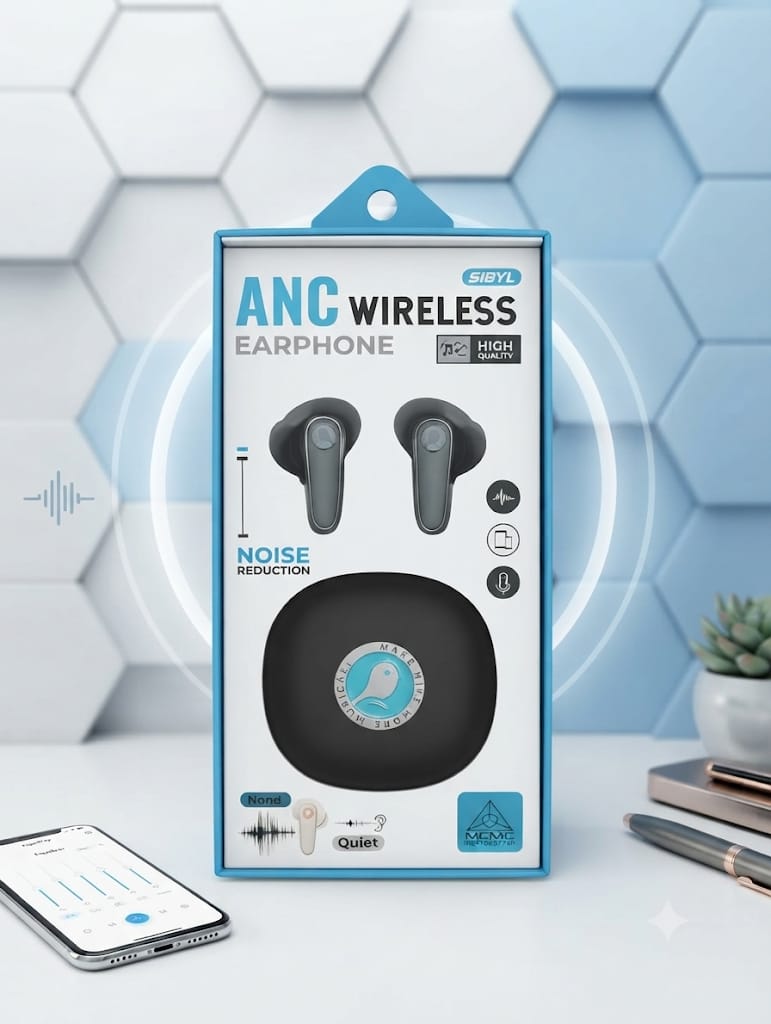 SIBYL ANC Wireless Earphones (True Wireless Stereo / TWS Earbuds)