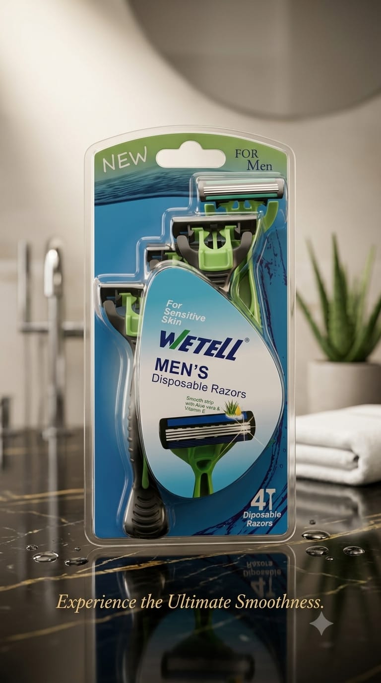 WETELL MEN'S Disposable Razors